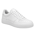 Premium Leather Low-Top Trainers – White | GRUNJOUB