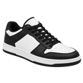 Premium Contrast Low-Top Trainers – Black & White | GRUNJOUB