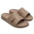 Modern Comfort Slide Sandals – Light Brown | GRUNJOUB