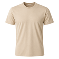 Premium Cotton Crew Neck T-Shirt – Beige | GRUNJOUB