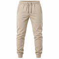 Premium Tapered Jogger Trousers – Beige | GRUNJOUB